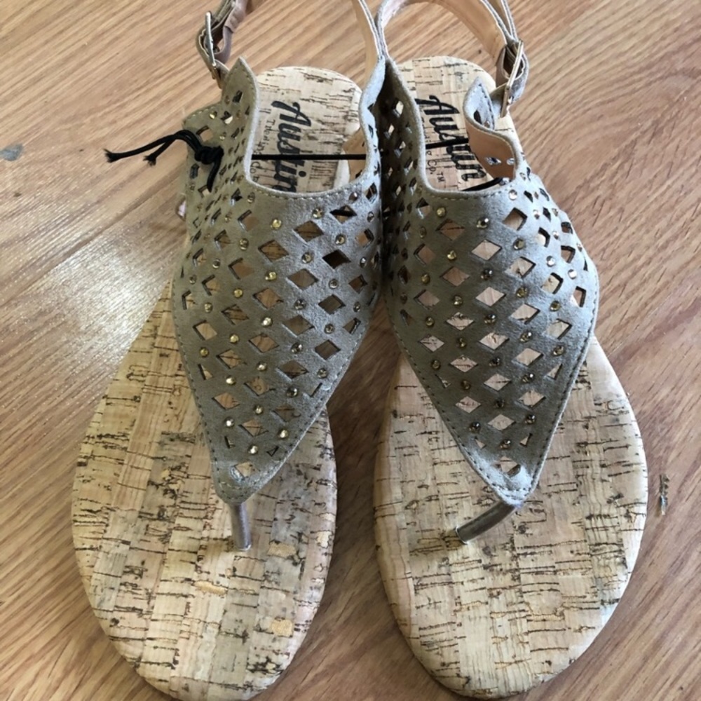 Tan sandals
